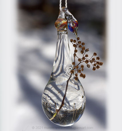 Sun Catcher Small Hanging Flower Vase